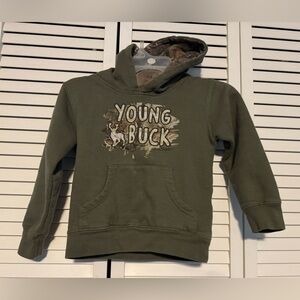 Realtree Young Buck Kids Green Hoodie